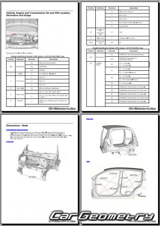 Chevrolet Spark 2016-2022 Body dimensions