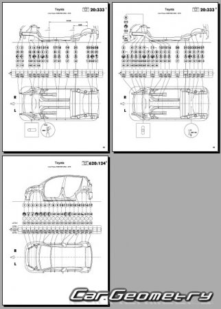 Toyota Passo (KGC10 KGC15 QNC10) 2004-2010 (RH Japanese market) Body dimensions