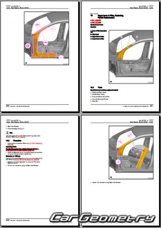 Audi A3 (8Y) Sedan 20202027 Body Repair Manuals