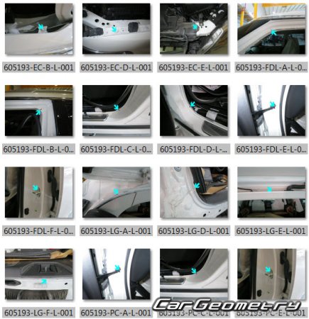Кузовные размеры Nissan Patrol (Y62) 2010-2020 Body dimensions