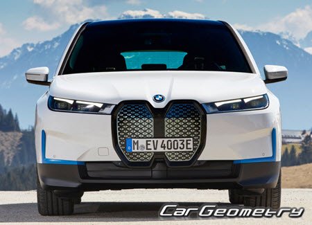 Кузовные размеры BMW iX (I20) 2021-2028, Размеры кузова БМВ И20