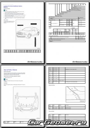 Bentley Mulsanne 2011-2018 Body Repair Manual
