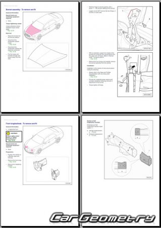 Bentley Continental Flying Spur 2014-2018 Body Repair Manual