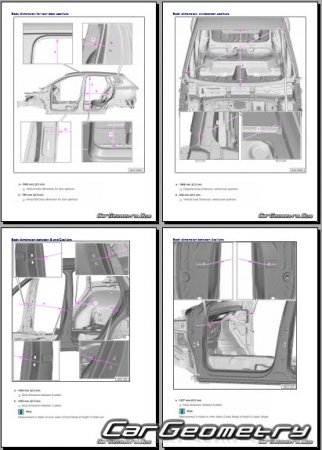   Volkswagen Taos 2021-2026 (USA market) Body dimensions
