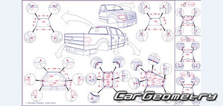   Nissan Titan (A61) 2016-2024 Body dimensions