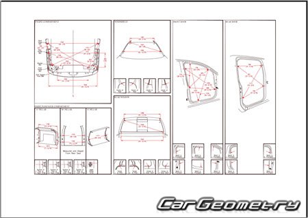   Nissan Titan (A61) 2016-2024 Body dimensions