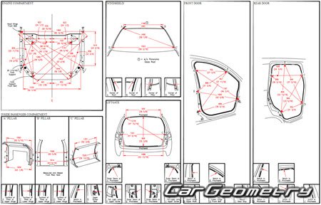   Mitsubishi Outlander Sport USA 2015-2018 Body dimensions