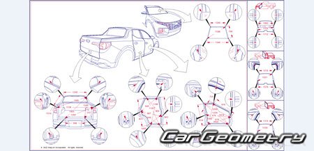   Hyundai Santa Cruz 2021-2028 Body dimensions