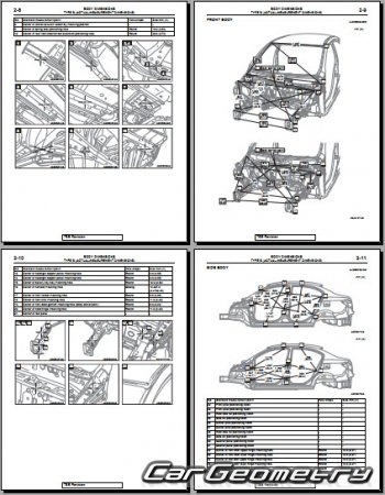   Mitsubishi Mirage G4 2021-2026 Body Repair Manual