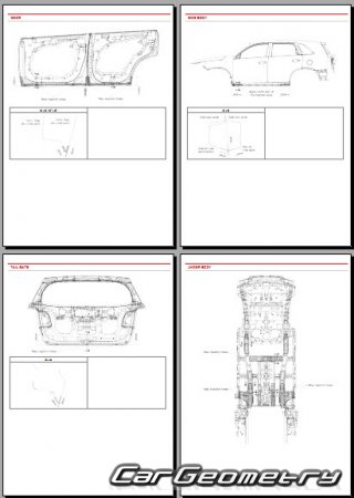 Kia Sorento (XM) 2013-2015 Body Repair Manual