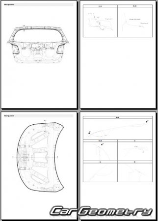 Kia Sorento (XM) 2013-2015 Body Repair Manual