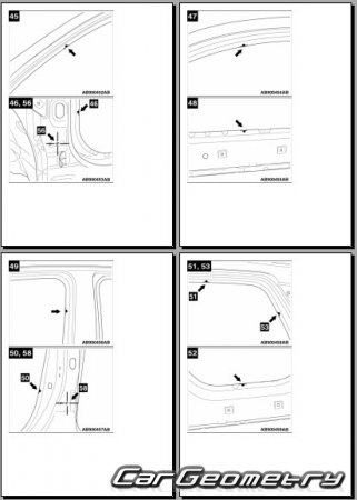   Mitsubishi Outlander Sport USA 2015-2018 Body dimensions