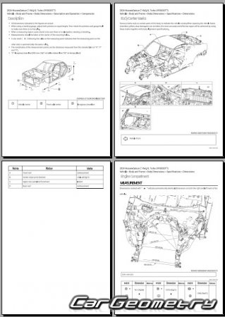   Nissan Z Coupe (RZ34) 2023- Body dimensions