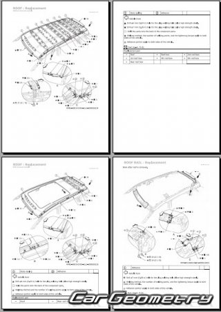 Nissan X-Trail e-POWER (T33) 2023-2027 Body Repair Manual