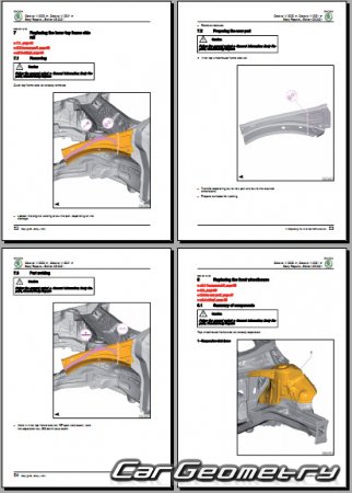   Skoda Octavia Liftback 2020-2027 Body Repairs Manual