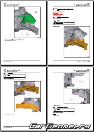   Skoda Octavia Liftback 2020-2027 Body Repairs Manual