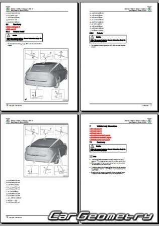   Skoda Octavia Liftback 2020-2027 Body Repairs Manual