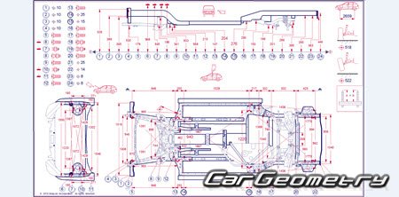   Honda CR-V Hybrid (RT RW) 2017-2023 Body dimensions