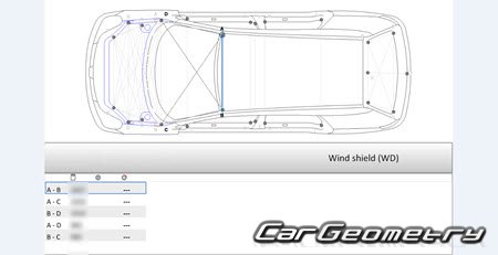 Nissan Wingroad (Y12) 20052018 (RH Japanese market) Body dimensions