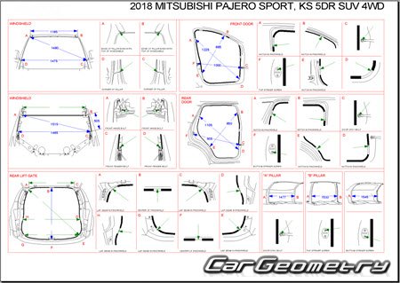   Mitsubishi Pajero Sport (KR#,KS#) 2016-2023