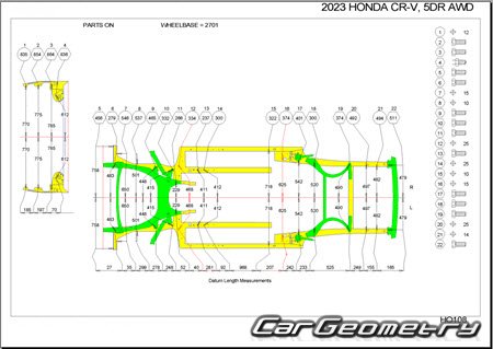   Honda CR-V Hybrid (RS5 RS6) 2022-2027 Body Repair Manual