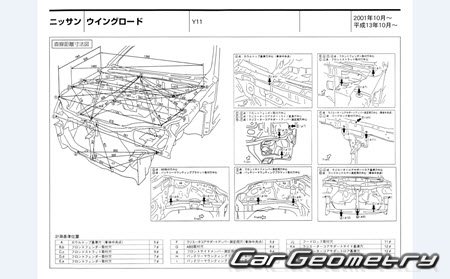   Nissan AD & Wingroad (Y11) 19992005 (RH Japanese market) Body dimensions