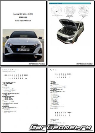 Hyundai i20 N Line (BC 3N) 2022-2028 Body Repair Manual