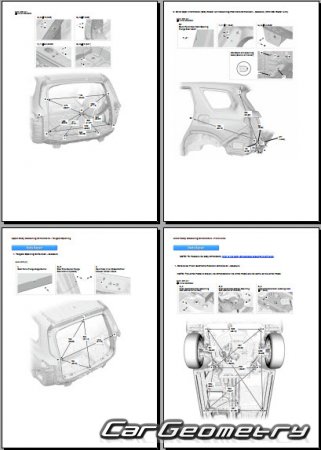   Honda Pilot (YG) 2023-2030 Body Repair Manual