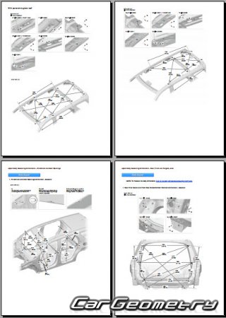   Honda Pilot (YG) 2023-2030 Body Repair Manual