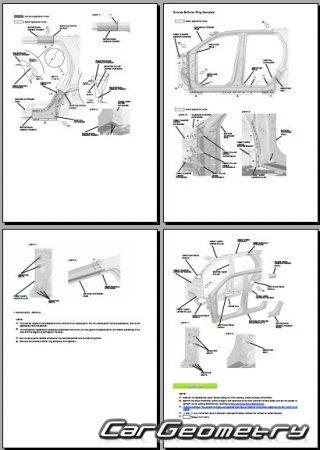   Honda Pilot (YG) 2023-2030 Body Repair Manual