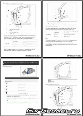   Toyota C-HR 20242030 Body Repair Manual