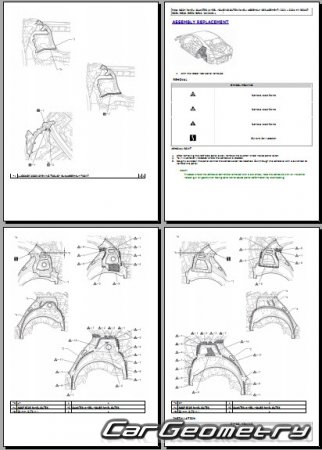   Lexus IS250 IS300 IS350 IS500 2021-2024 Collision Repair Manual