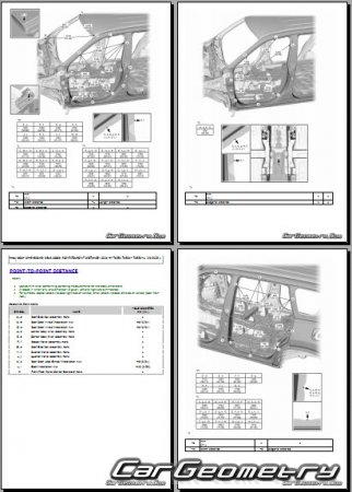   Lexus TX350 TX500H TX550H+  2024 Collision Repair Manual