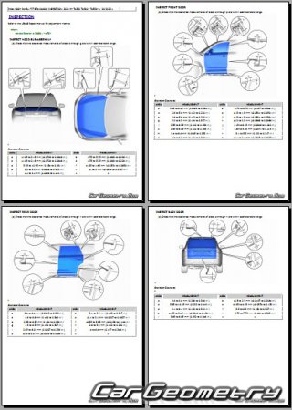   Lexus TX350 TX500H TX550H+  2024 Collision Repair Manual