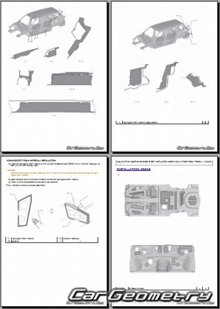   Lexus TX350 TX500H TX550H+  2024 Collision Repair Manual