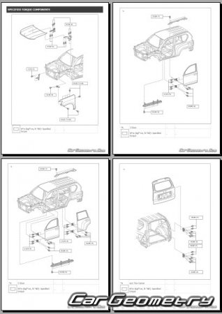 Toyota Land Cruiser PRADO 20172023 Collision Repair Manual