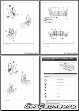 Toyota Land Cruiser PRADO 20172023 Collision Repair Manual