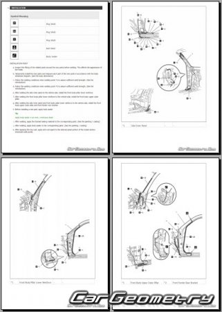 Toyota Land Cruiser PRADO 20172023 Collision Repair Manual