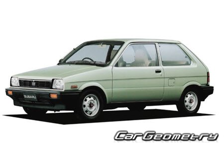   Subaru Justy (KA5 KA6 KA8) 1984-1988,    