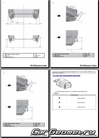   Toyota 4Runner 2021-2024 Collision shop manual