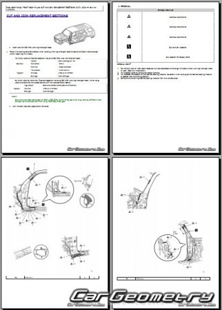   Toyota 4Runner 2021-2024 Collision shop manual