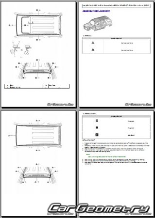   Toyota 4Runner 2021-2024 Collision shop manual