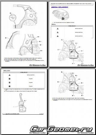   Toyota Raize (A250) 2022-2028 Body Repair Manual