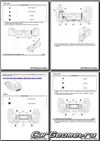   Toyota Raize (A250) 2022-2028 Body Repair Manual