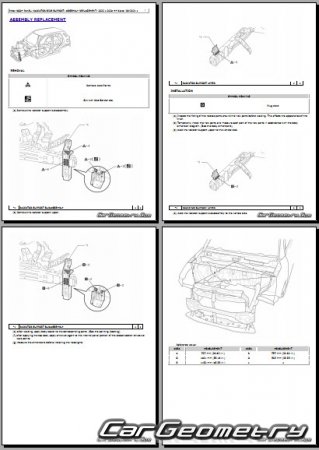   Toyota Raize (A250) 2022-2028 Body Repair Manual