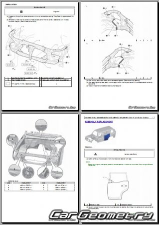   Toyota Land Cruiser PRADO 250 20242032 Collision Repair Manual