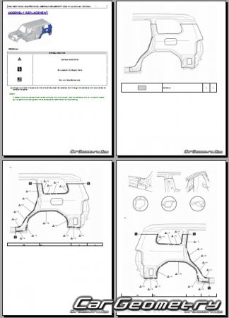   Toyota Land Cruiser PRADO 250 20242032 Collision Repair Manual