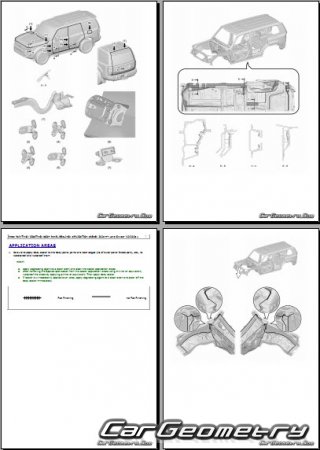   Toyota Land Cruiser PRADO 250 20242032 Collision Repair Manual