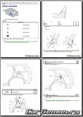   Toyota Land Cruiser PRADO 250 20242032 Collision Repair Manual