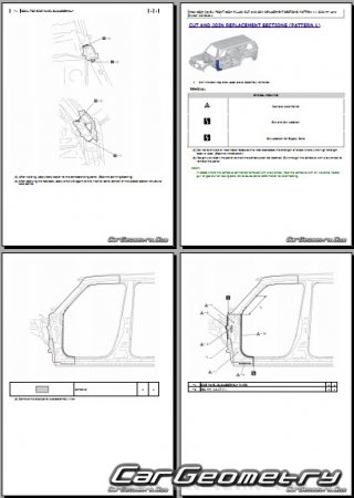   Toyota Land Cruiser PRADO 250 20242032 Collision Repair Manual